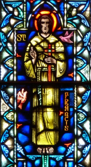 아시시의 성 프란치스코_photo by Workman_in the Church of St John in Omaha_Nebraska USA.jpg